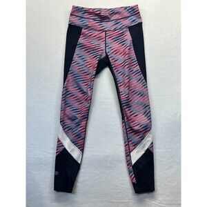 Athleta Electra Sonar 7/8 Tight, NAVY PURPLE ANS PINK  SIZE XS